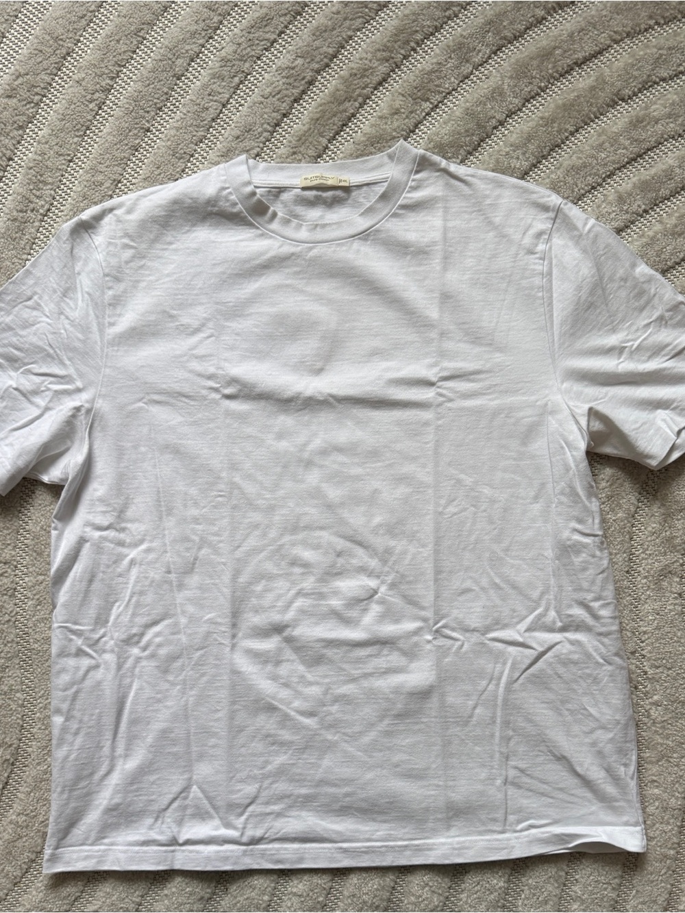 Suitsupply White Crewneck Short Sleeve Tee